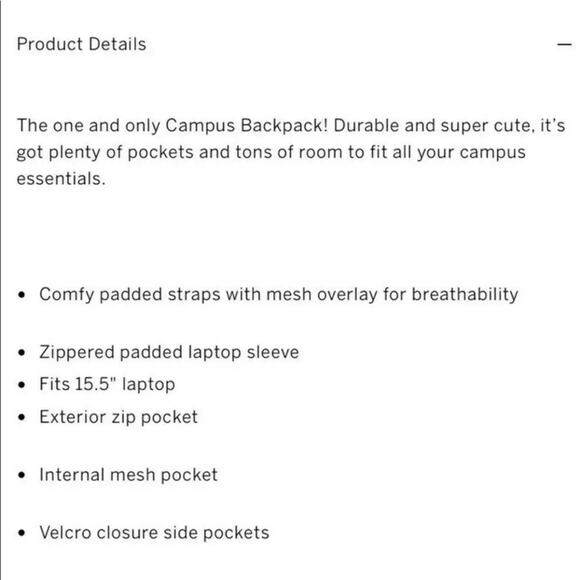 NWT Victoria Secret PINK sequins backpack - Picture 6 of 6